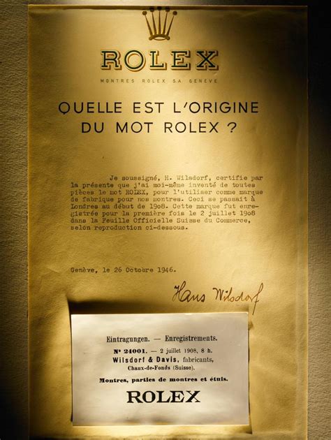 rolex foundation.